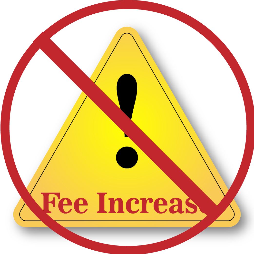 Official Update: No Fee Increase in 2026